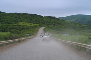 色丹島(しこたんとう)の道路