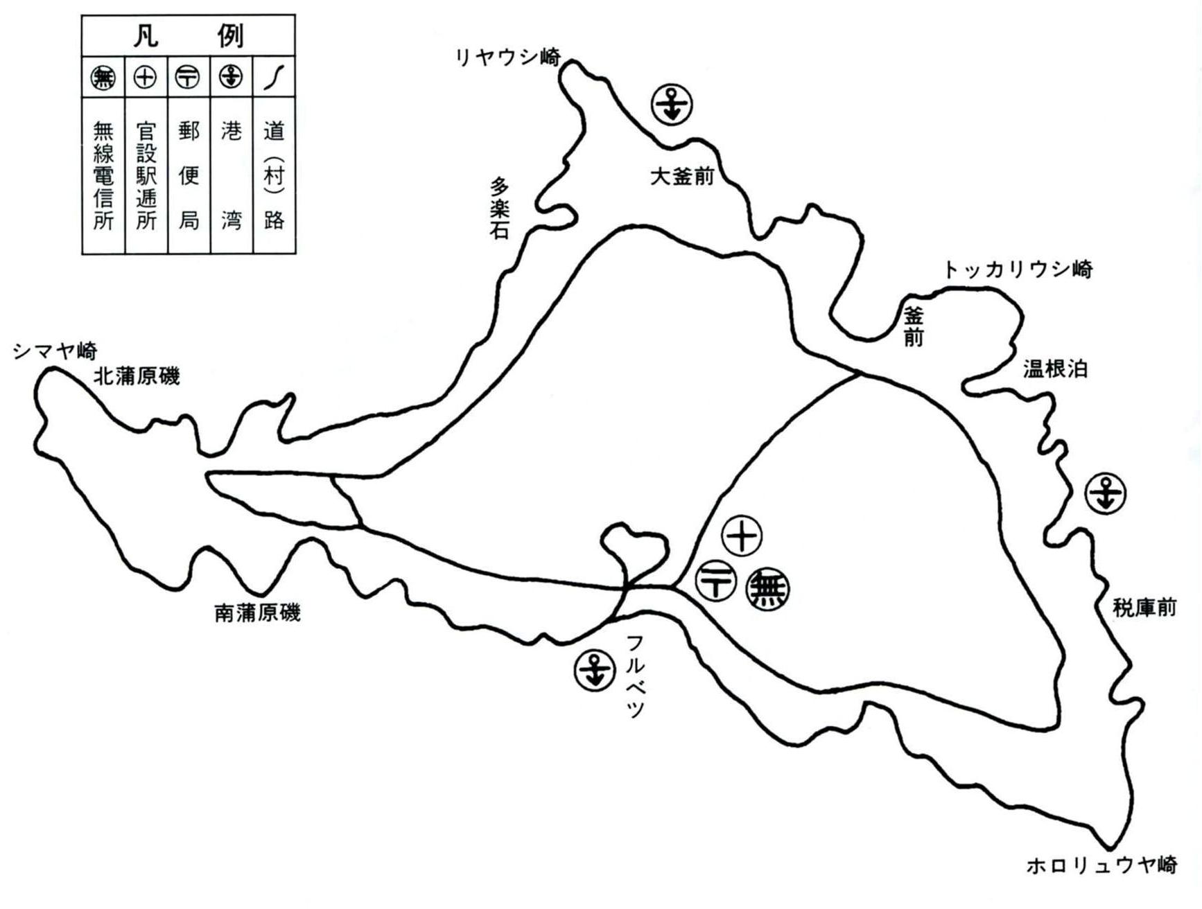 多楽島略図
